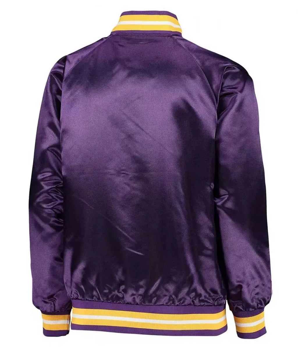 Minnesota Vikings Satin Full-Snap Jacket
