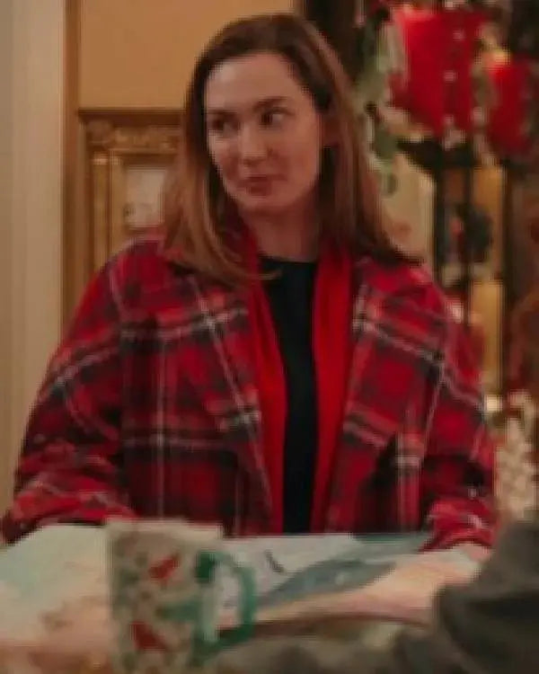 Mistletoe Murders S02 Piper Plaid Coat