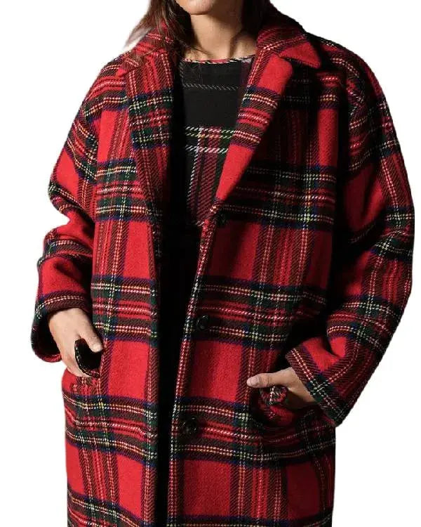 Mistletoe Murders S02 Piper Plaid Coat
