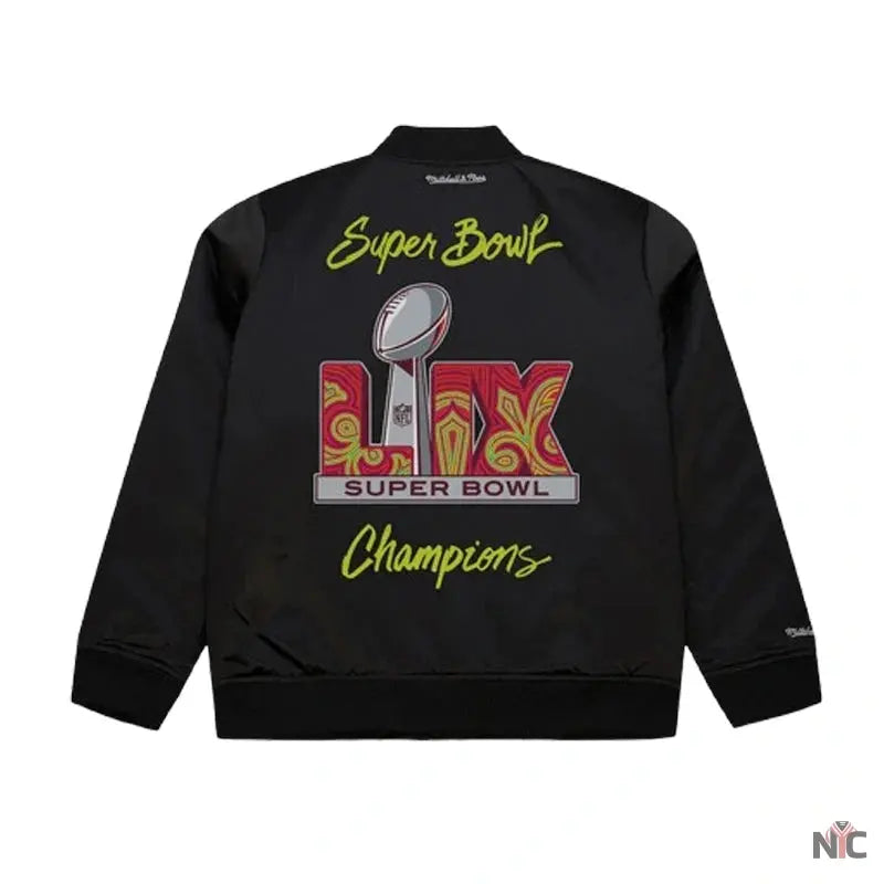 Mitchell & Ness Philadelphia Eagles Super Bowl LIX Champions Jacket Clanton Jacket