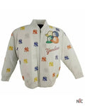 Mlb New York Yankees White Leather Jacket Clanton Jacket