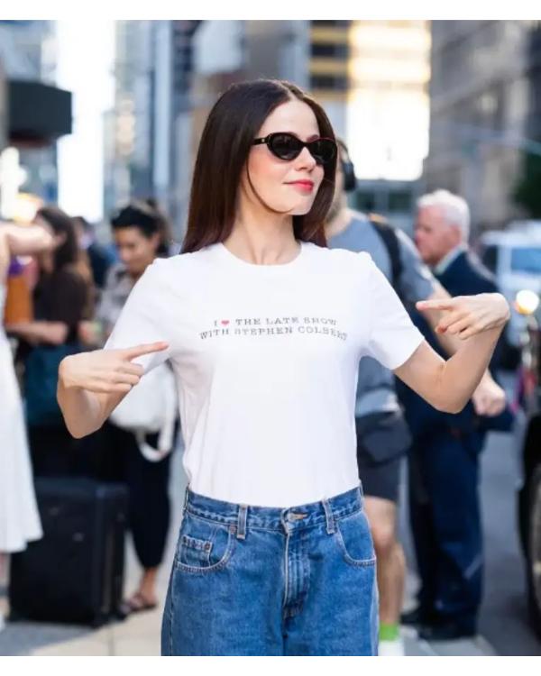 Molly Gordon I Love The Late Show with Stephen Colbert T-Shirt Clanton Jacket