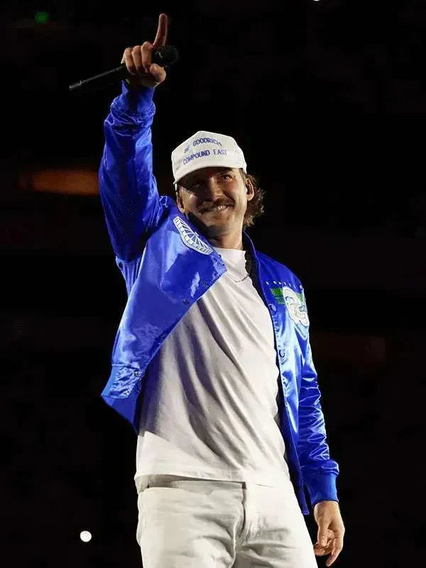 Morgan Wallen Blue Bomber Jacket Clanton Jacket