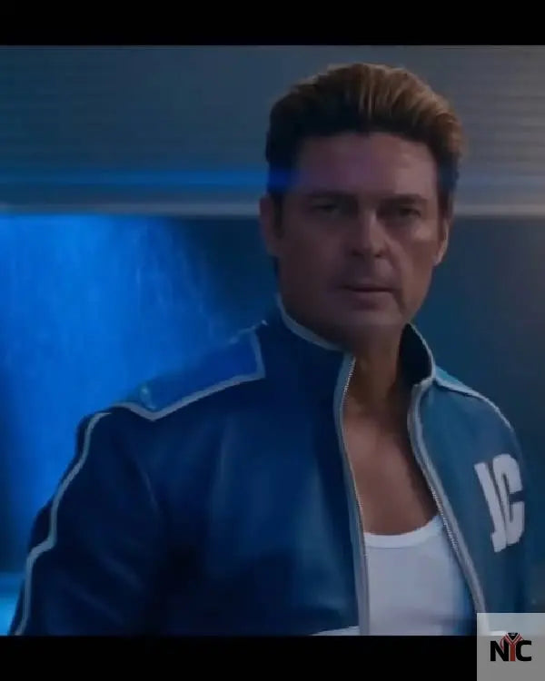 Mortal Kombat II Karl Urban Blue Jacket Clanton Jacket
