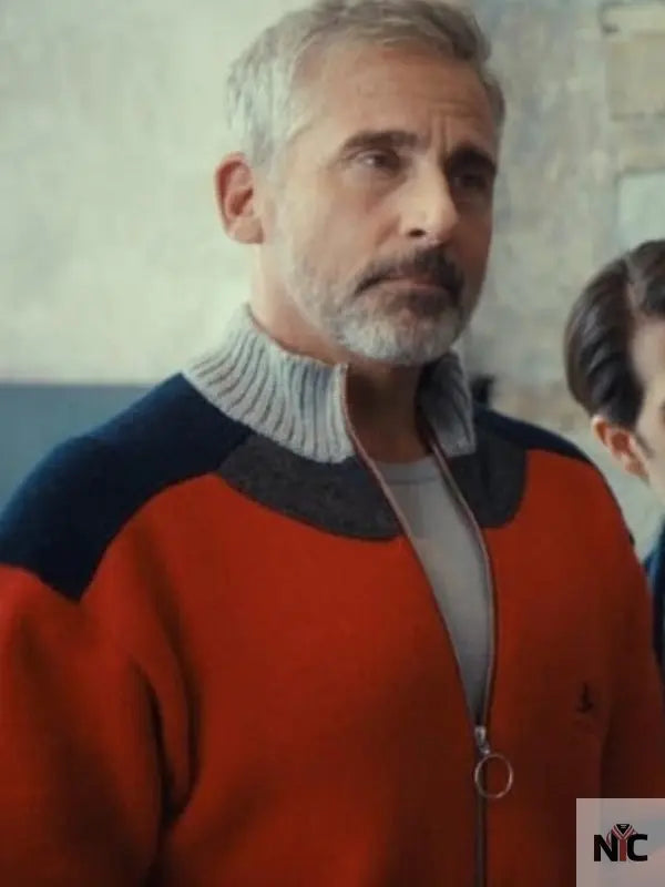 Mountainhead 2025 Steve Carell Bomber Jacket Clanton Jacket