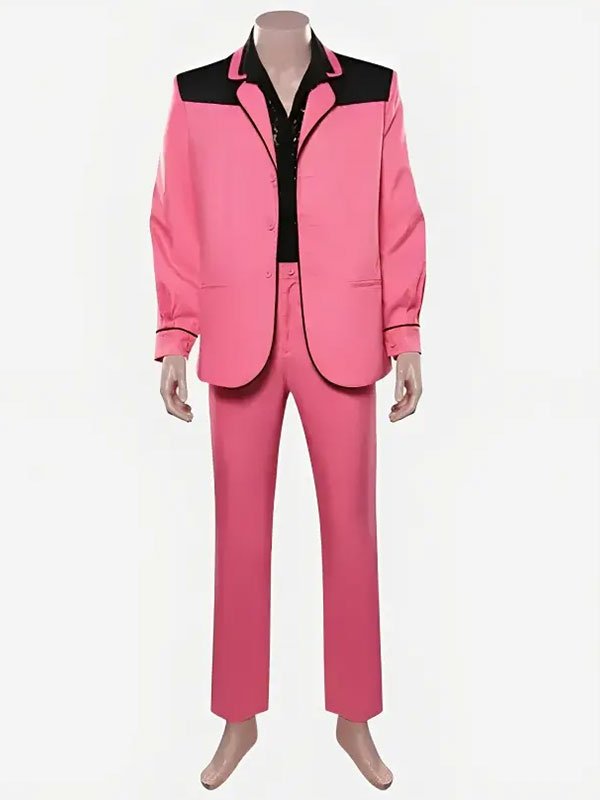 Movie Elvis Austin Butler Pink Suit - Clanton Jacket