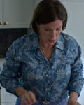 Murder In A Small Town Marcia Gay Harden Floral Print Shirt