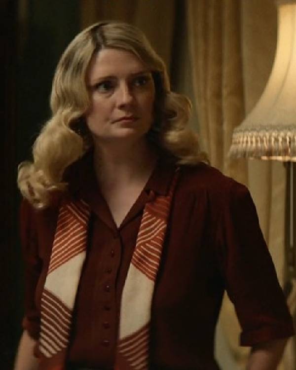 Murder at the Embassy Mischa Barton Red Shirt