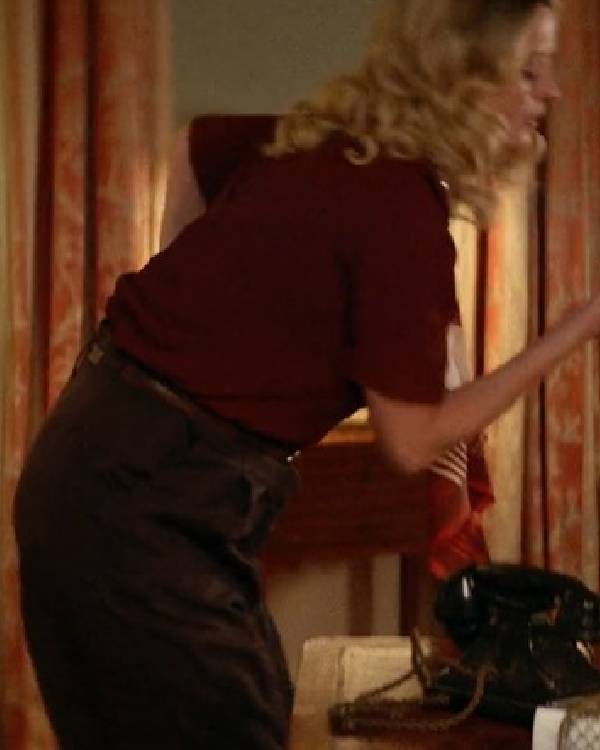 Murder at the Embassy Mischa Barton Red Shirt