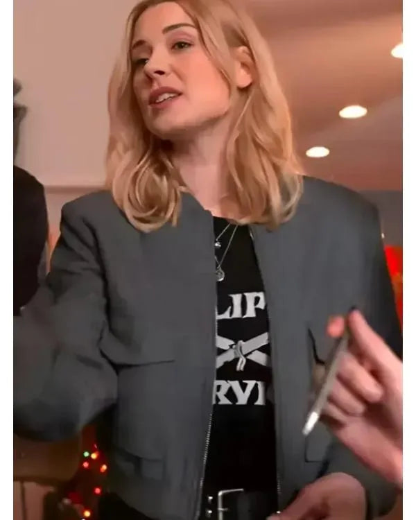 My Secret Santa 2025 Alexandra Breckenridge Grey Jacket