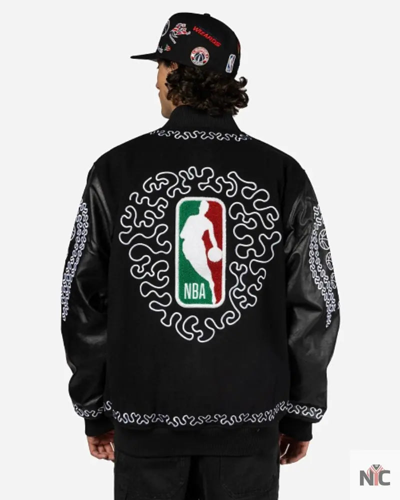 NBA Mexico City Game 2024 Varsity Jacket Clanton Jacket