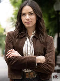 NCIS Origins Lala Dominguez Brown Jacket Clanton Jacket