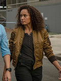 NCIS Sydney Olivia Swann Brown Bomber Jacket