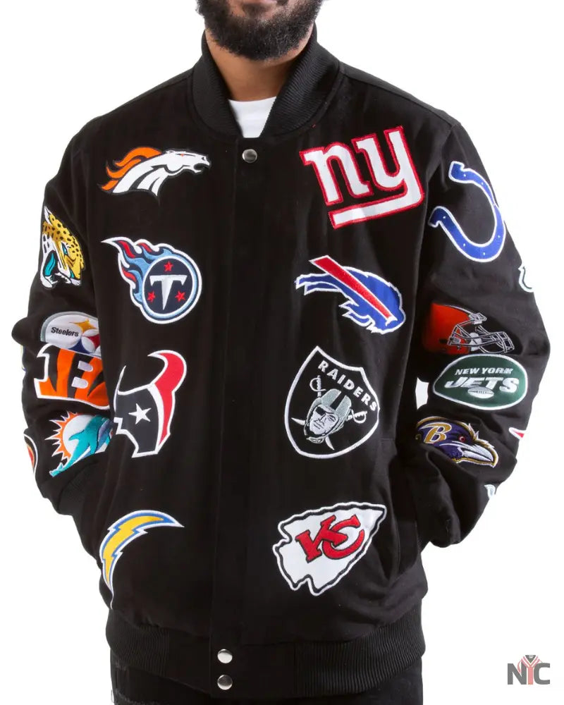 NFL College Patch Jacket Clanton Jacket