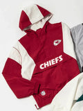NFL Kansas City Chiefs Windbreaker Red Anorak Jacket Clanton Jacket