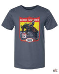 NFR 2023 Bucking Bronco Shield Men’s T-Shirt Clanton Jacket