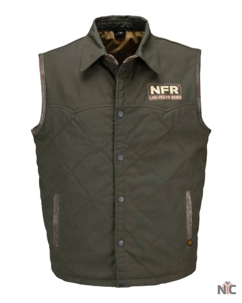 NFR 2024 Quilted Jasper Vest Clanton Jacket