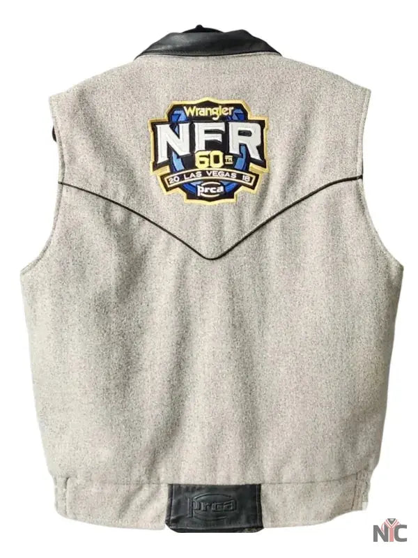 NFR Las Vegas 2018 Grey Vest Clanton Jacket