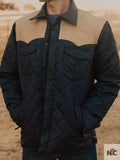 NFR Las Vegas 2024 Blue Quilted Jacket Clanton Jacket