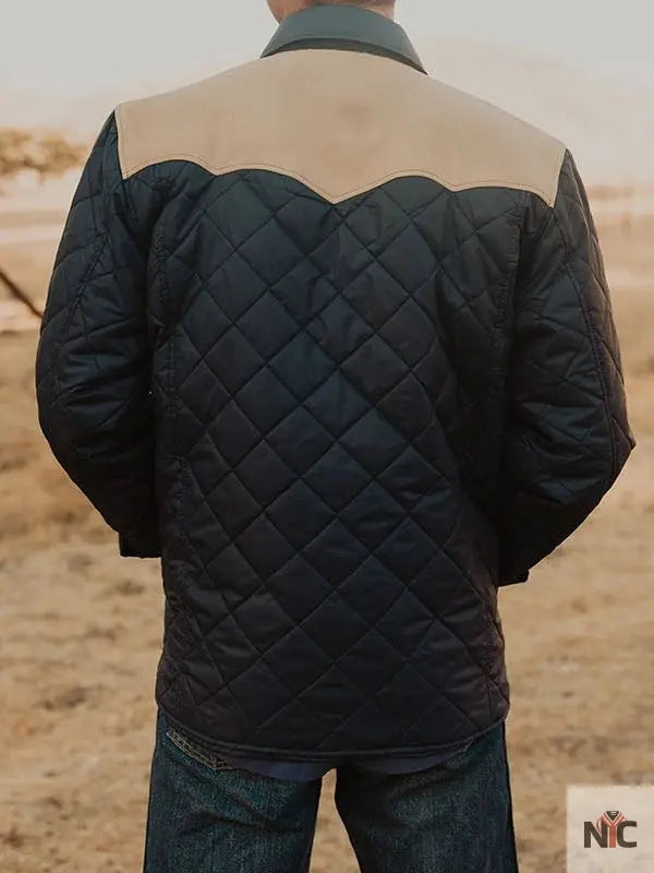 NFR Las Vegas 2024 Blue Quilted Jacket Clanton Jacket