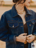 NFR Las Vegas 2024 Bronc Brothers Denim Jacket Clanton Jacket