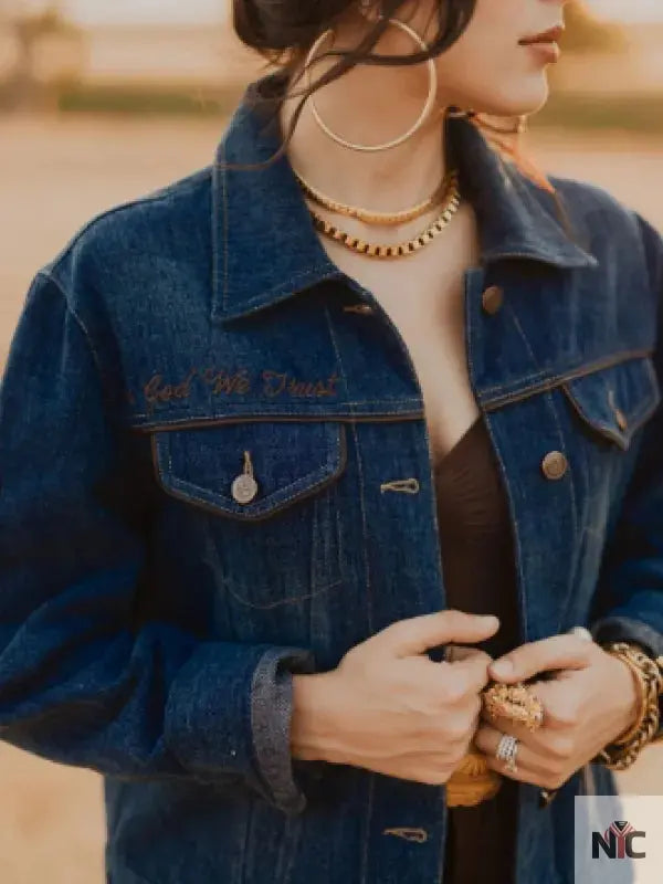 NFR Las Vegas 2024 Bronc Brothers Denim Jacket Clanton Jacket