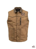 NFR Las Vegas 2024 Canvas Vest Clanton Jacket