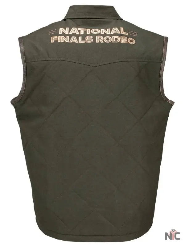 NFR Las Vegas 2024 Green Vest Clanton Jacket