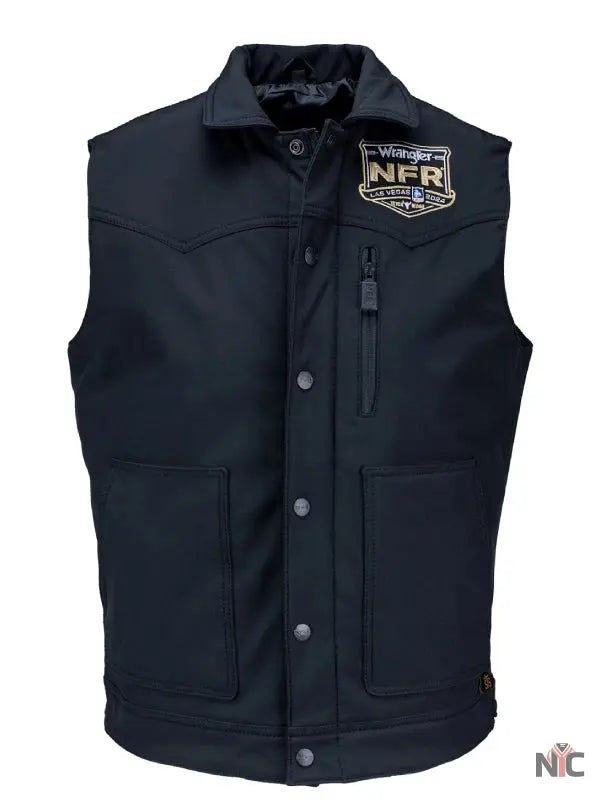 NFR Las Vegas Blue Cotton Vest Clanton Jacket