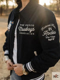 NFR Las Vegas Varsity Bomber Jacket Clanton Jacket