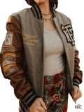 NFR Rodeo Las Vegas 2024 Varsity Bomber Jacket Clanton Jacket