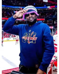 NHL Washington Capitals Navy Blue Pullover Hoodie Clanton Jacket