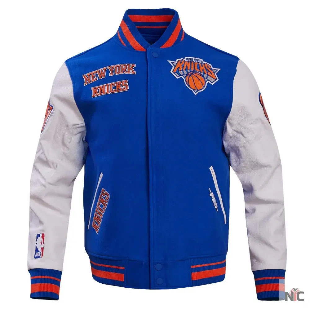 NY Knicks Retro Classic Varsity Jacket Clanton Jacket