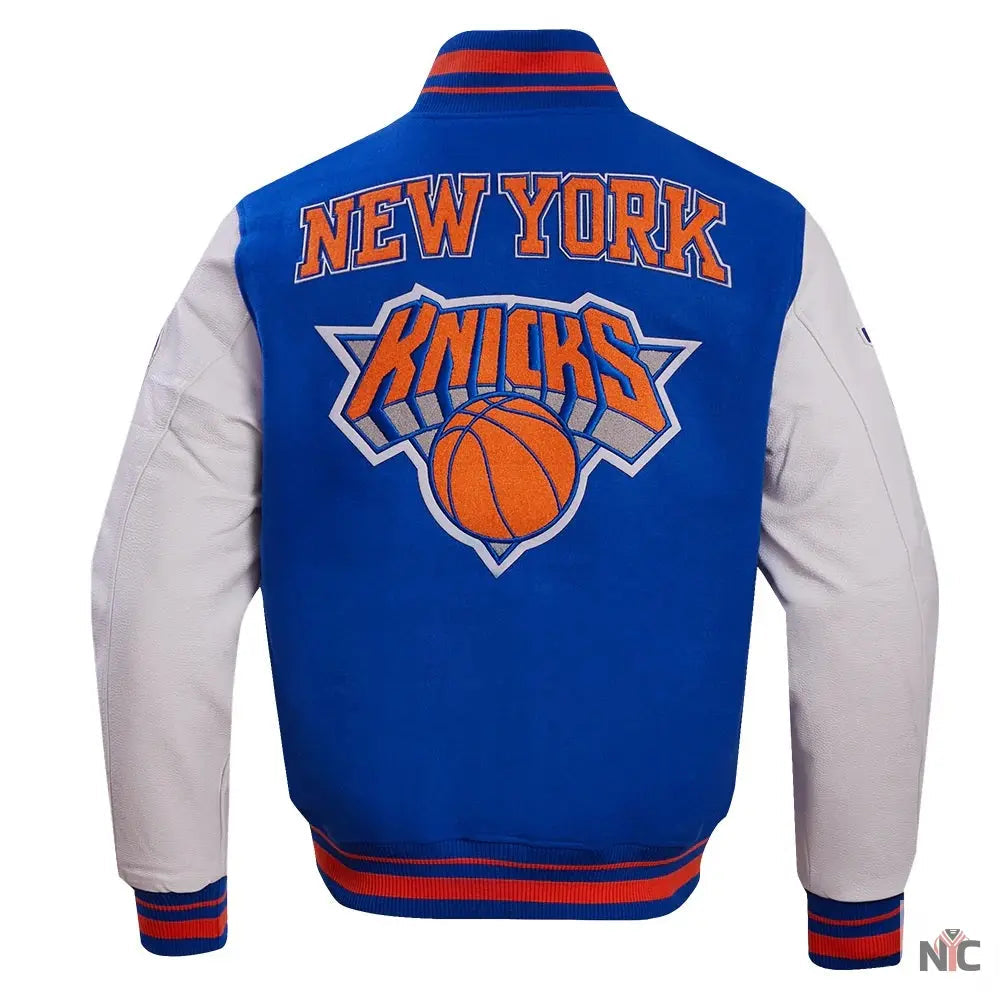 NY Knicks Retro Classic Varsity Jacket Clanton Jacket