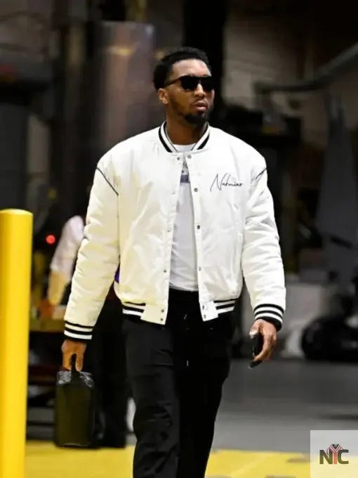 Nahmias Donovan Mitchell White Jacket Clanton Jacket