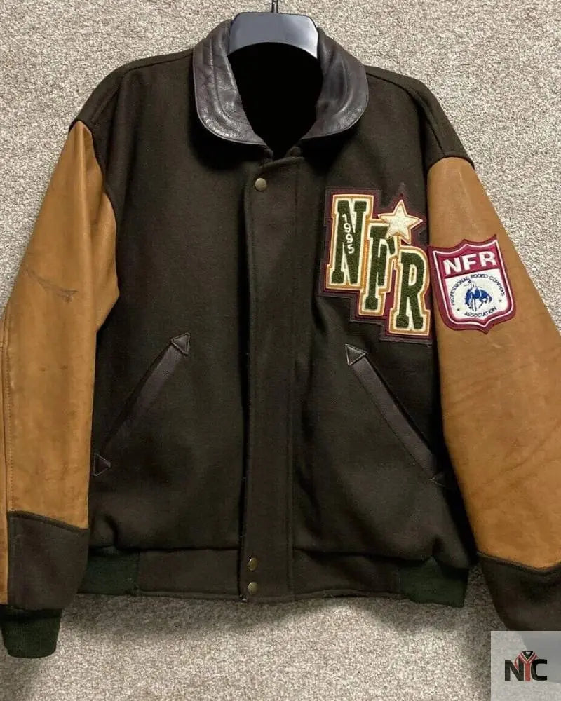 National Finals Rodeo 1995 Las Vegas Varsity Jacket Clanton Jacket