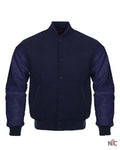 Navy Blue Varsity Jacket Clanton Jacket