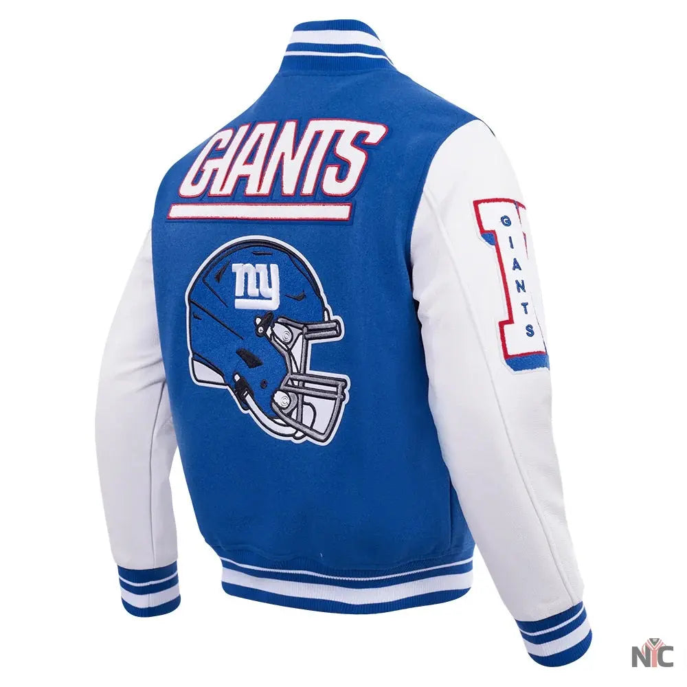 New York Giants Mashup Varsity Jacket Clanton Jacket