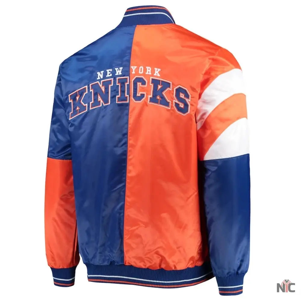 New York Knicks 75th Anniversary Leader Color Block Jacket Clanton Jacket