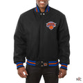 New York Knicks Black Wool Varsity Jacket Clanton Jacket