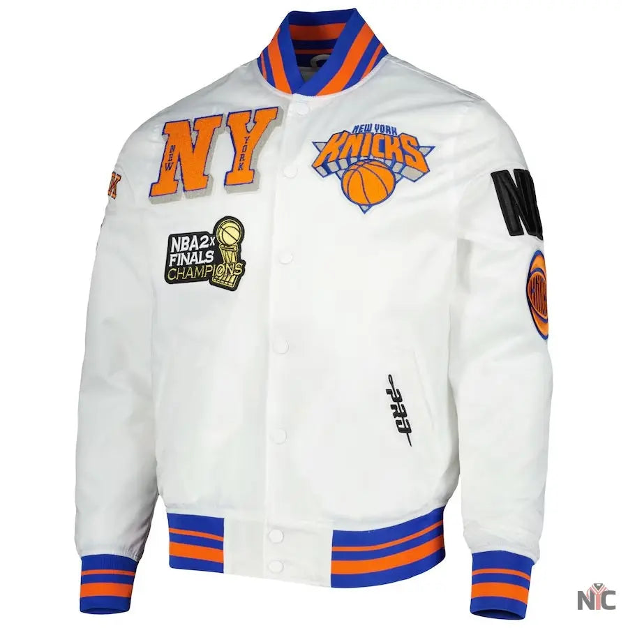 New York Knicks NBA 2X Finals Champions Jacket Clanton Jacket