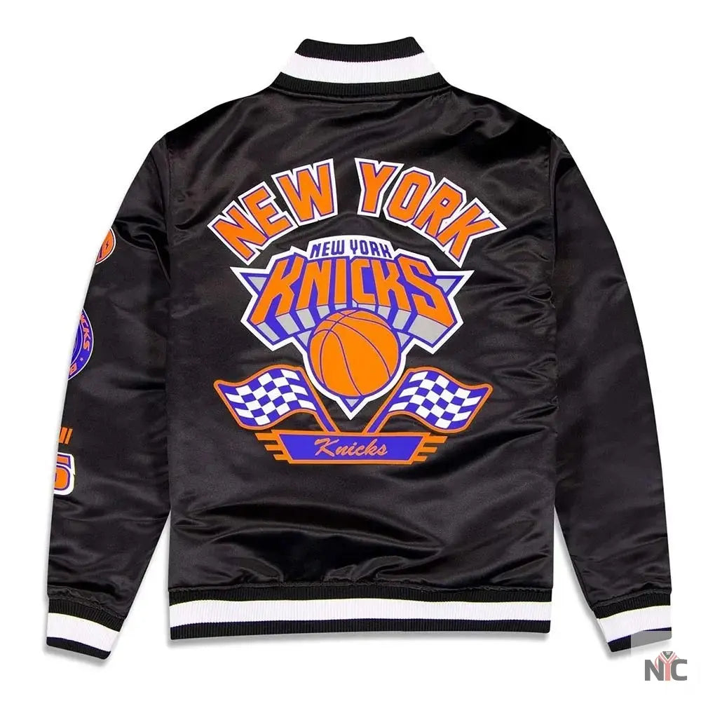 New York Knicks Rally Drive 2024 Jacket Clanton Jacket