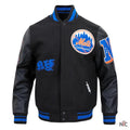 New York Mets Old English Varsity Jacket Clanton Jacket