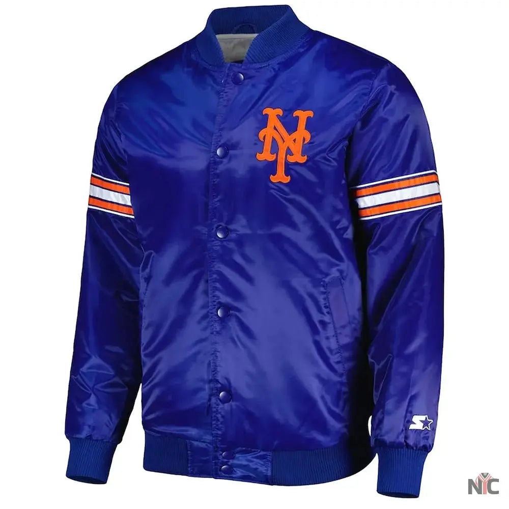 New York Mets Pick & Roll Royal Jacket Clanton Jacket