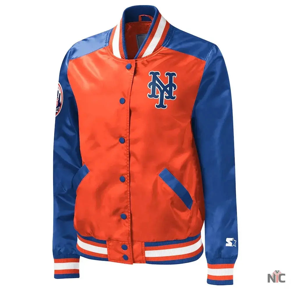 New York Mets The Legend Satin Jacket Clanton Jacket