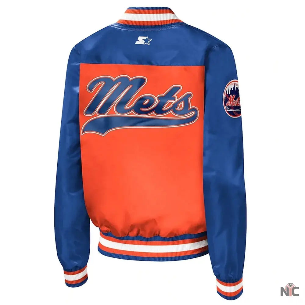 New York Mets The Legend Satin Jacket Clanton Jacket