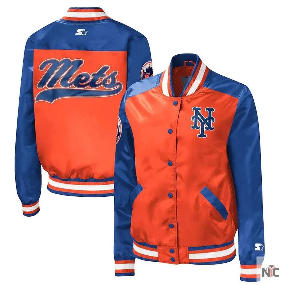 New York Mets The Legend Satin Jacket Clanton Jacket