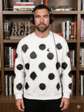 New Heights Podcast Travis Kelce White Spray Dot T-Shirt
