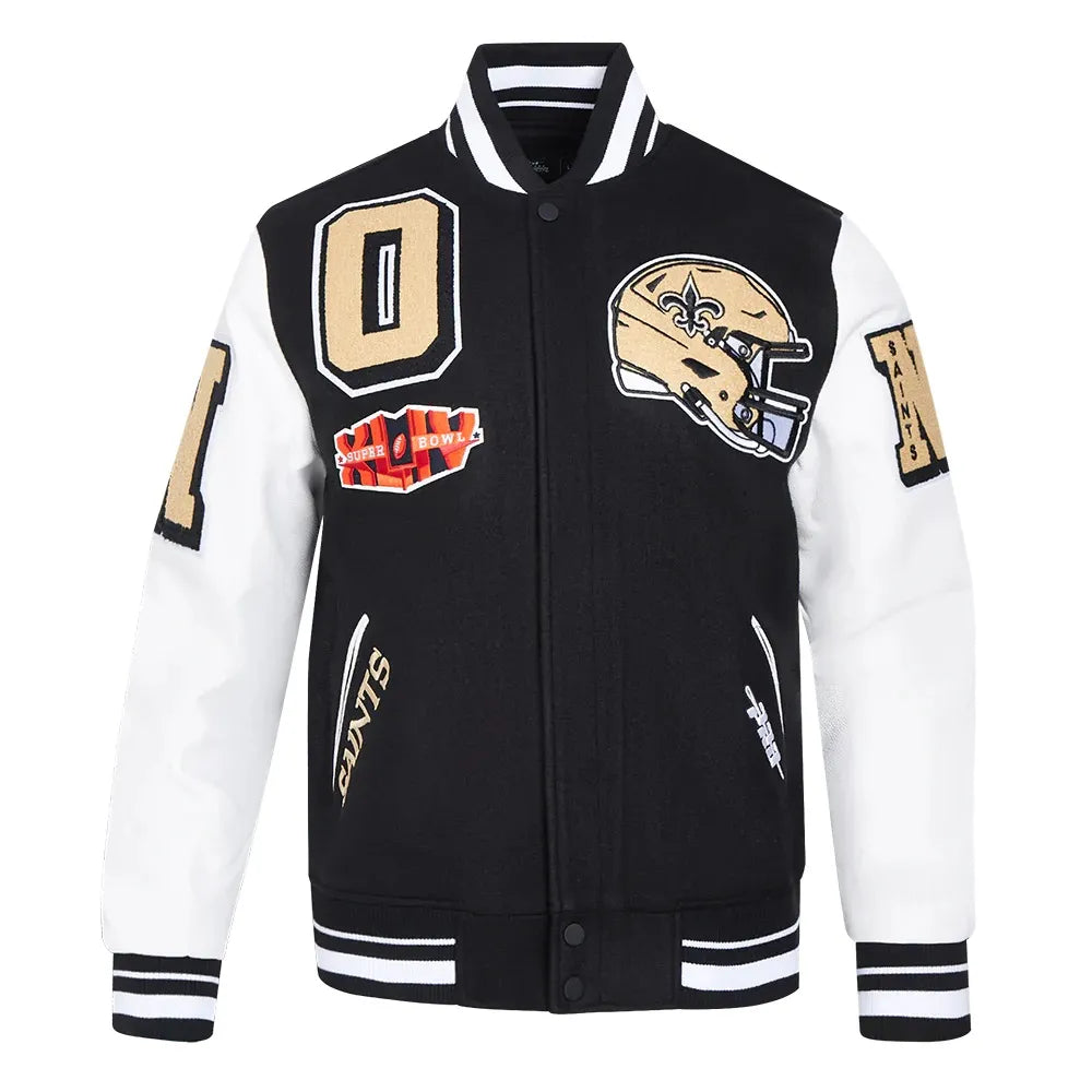 New Orleans Saints Mashup Varsity Jacket