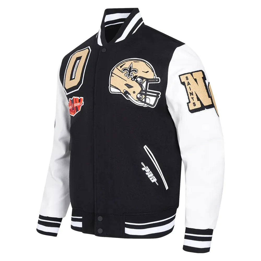 New Orleans Saints Mashup Varsity Jacket